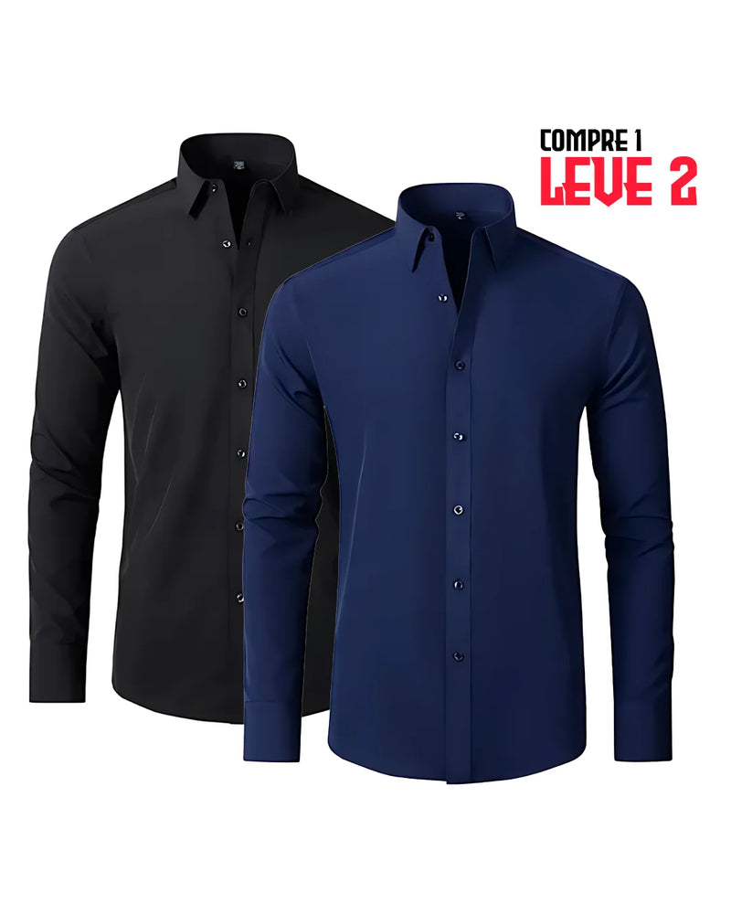 Camisa Hitech - Social Boss Ultra Confort COMPRE 1 LEVE 2