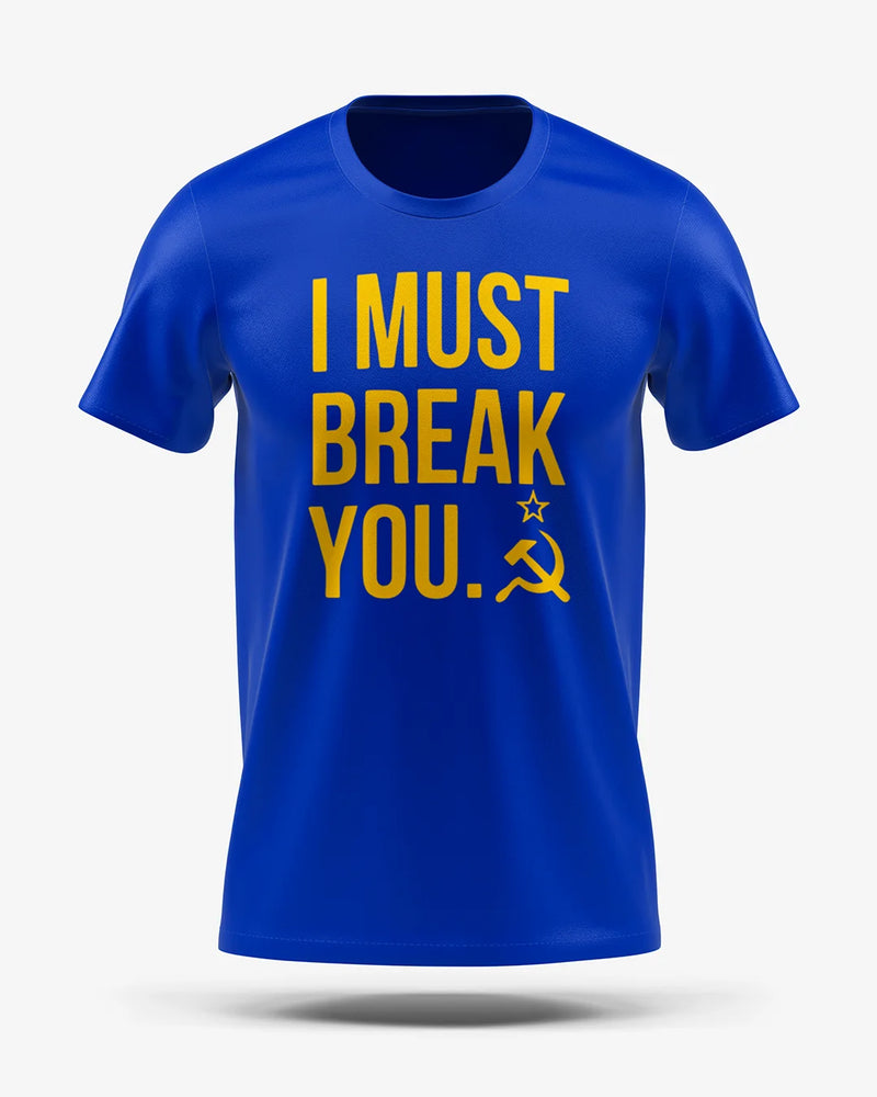 Camiseta Esporte Dry Fit - Rocky Ivan Drago Break You