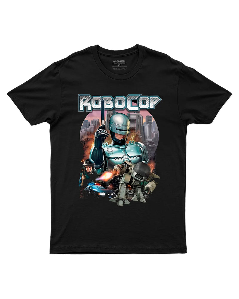 Camiseta Algodão Premium Action Movies - RoboCop Hero