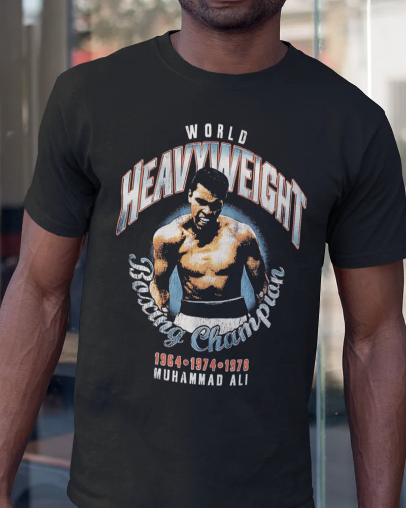 Camiseta Algodão Premium Boxe - Ali Boxing Champion