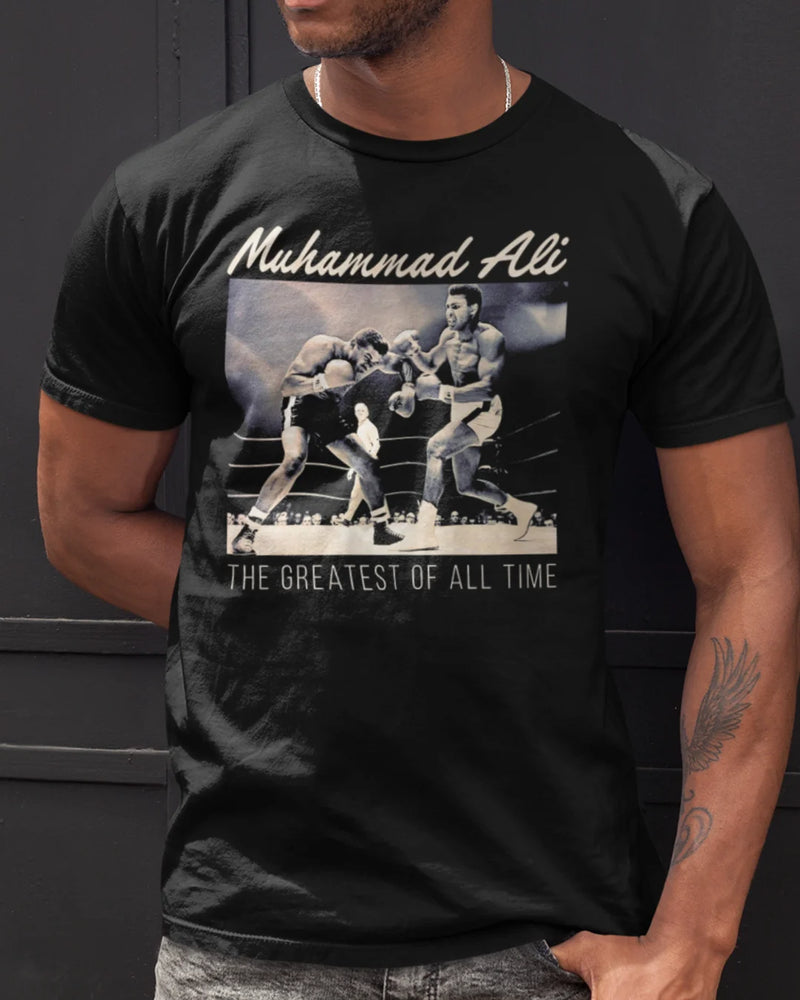 Camiseta Algodão Premium Boxe - Ali Picture Goat