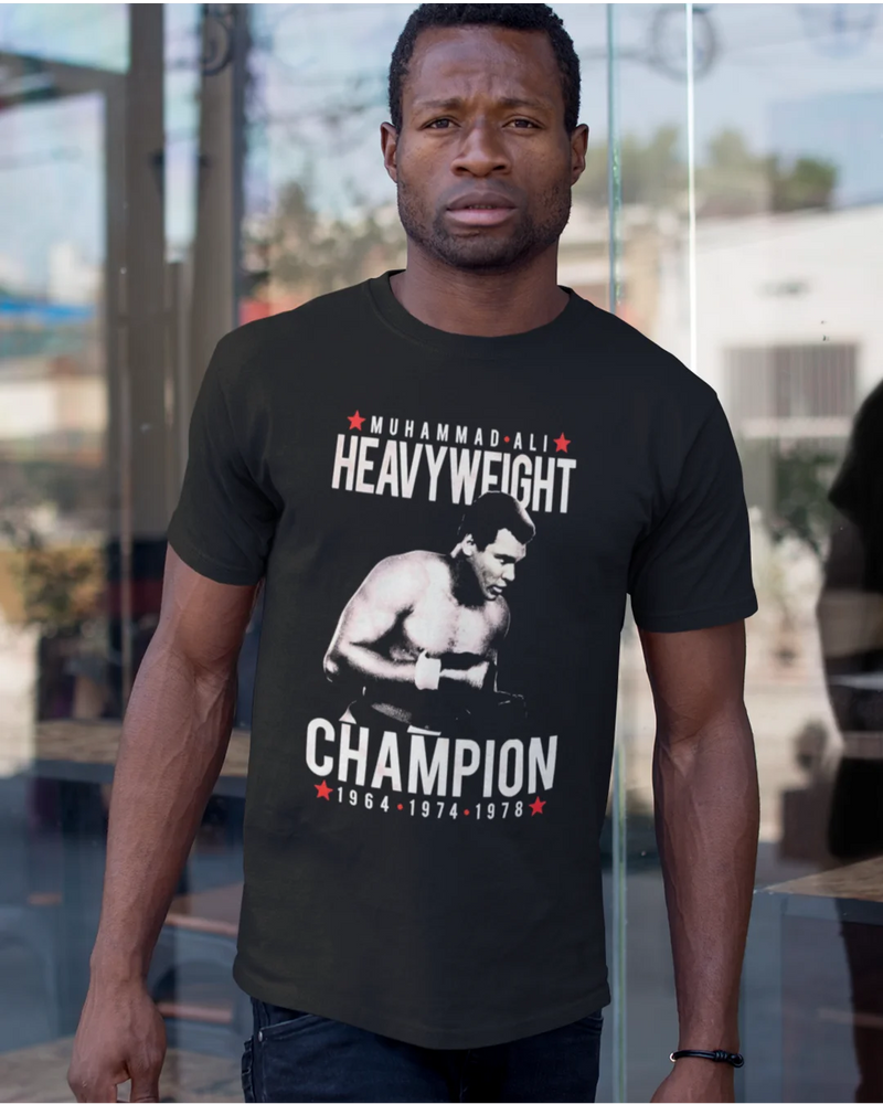 Camiseta Algodão Premium Boxe - Ali The Champion