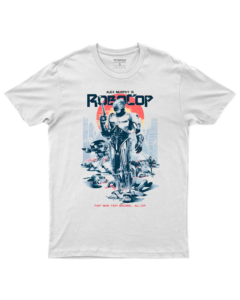 Camiseta Algodão Premium Action Movies - RoboCop Dead City