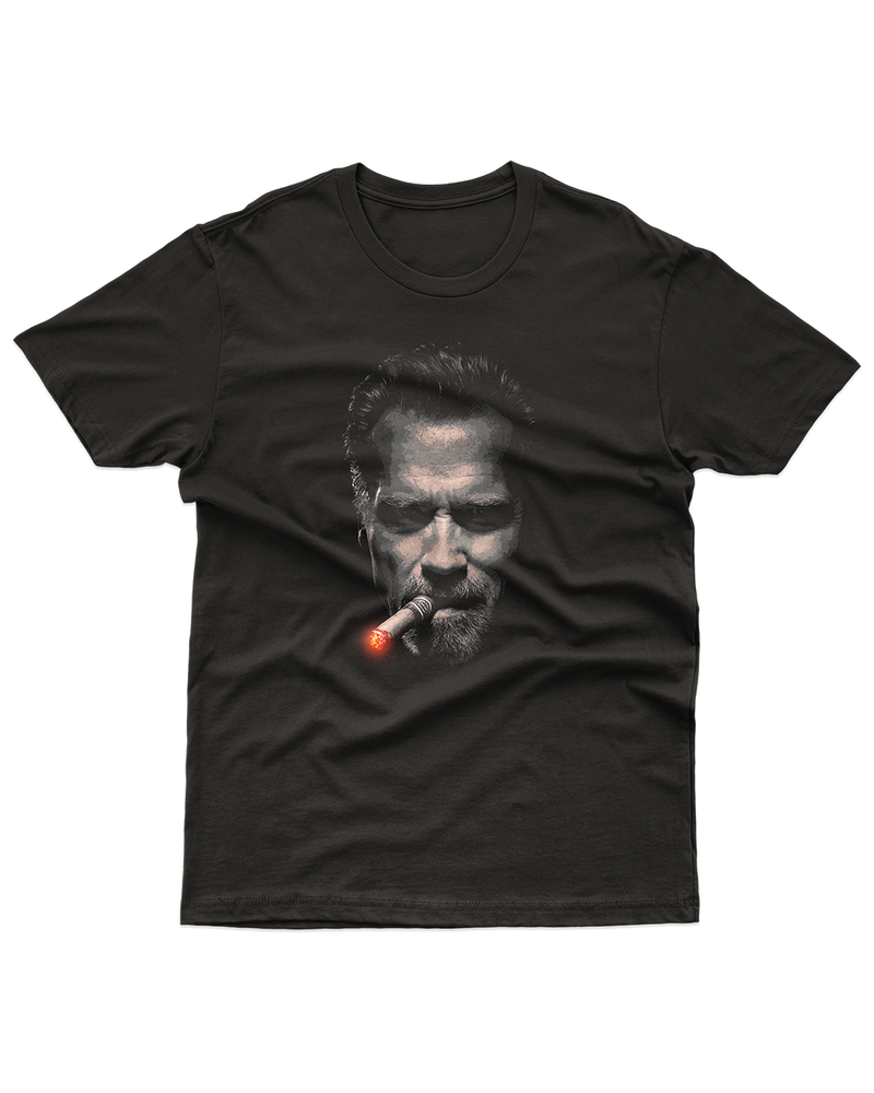 Camiseta Algodão Premium Action Movies - Arnold Boss