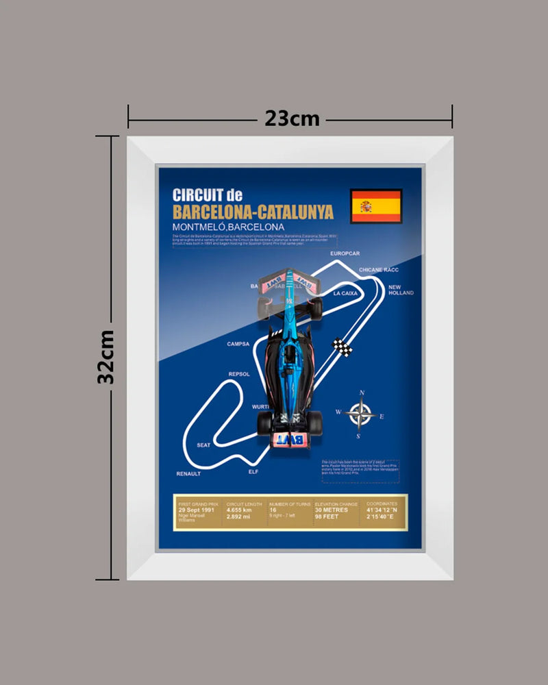 Quadro Decorativo F1 - Equipe Alpine Fórmula 1