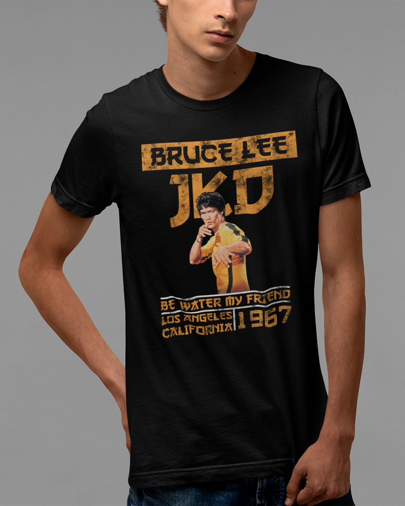 Camiseta Algodão Premium Action Movies - Bruce Lee JKD