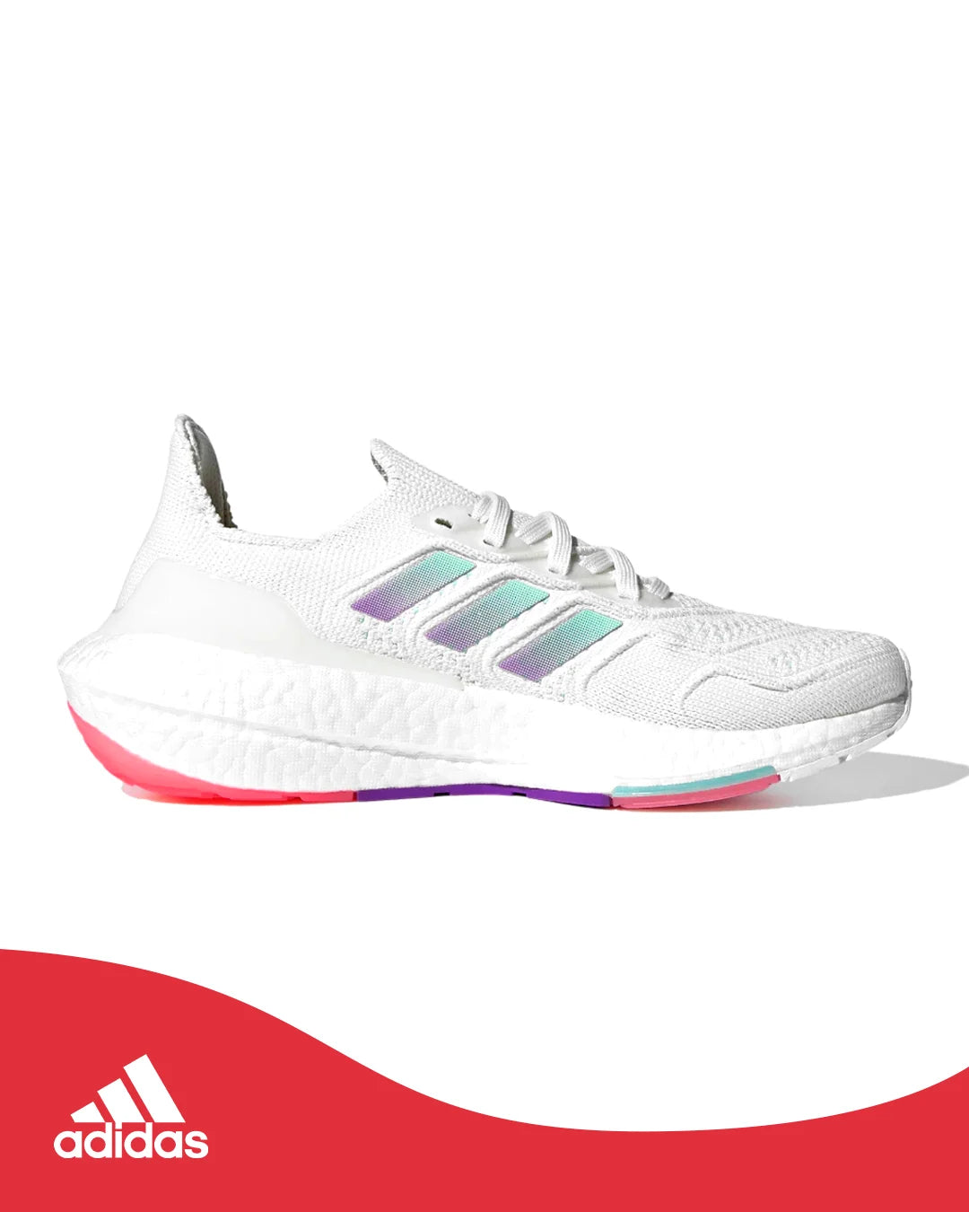Tênis - Adidas Ultraboost 22 HEAT.RDY White Tint/Pulse Mint/Purple Rush