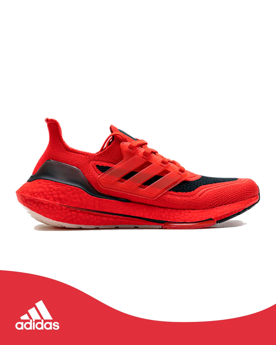 Tênis - Adidas Ultraboost 21 Vivid Red/Solar Red/Core Black
