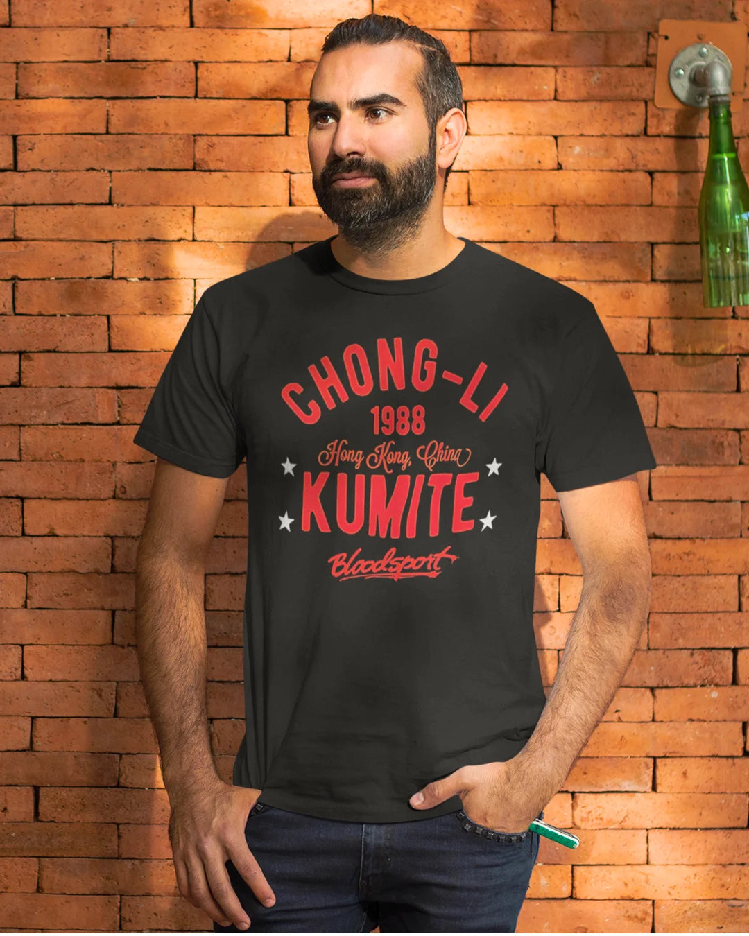 Camiseta Algodão Premium Action Movies - Chong Li Kumite