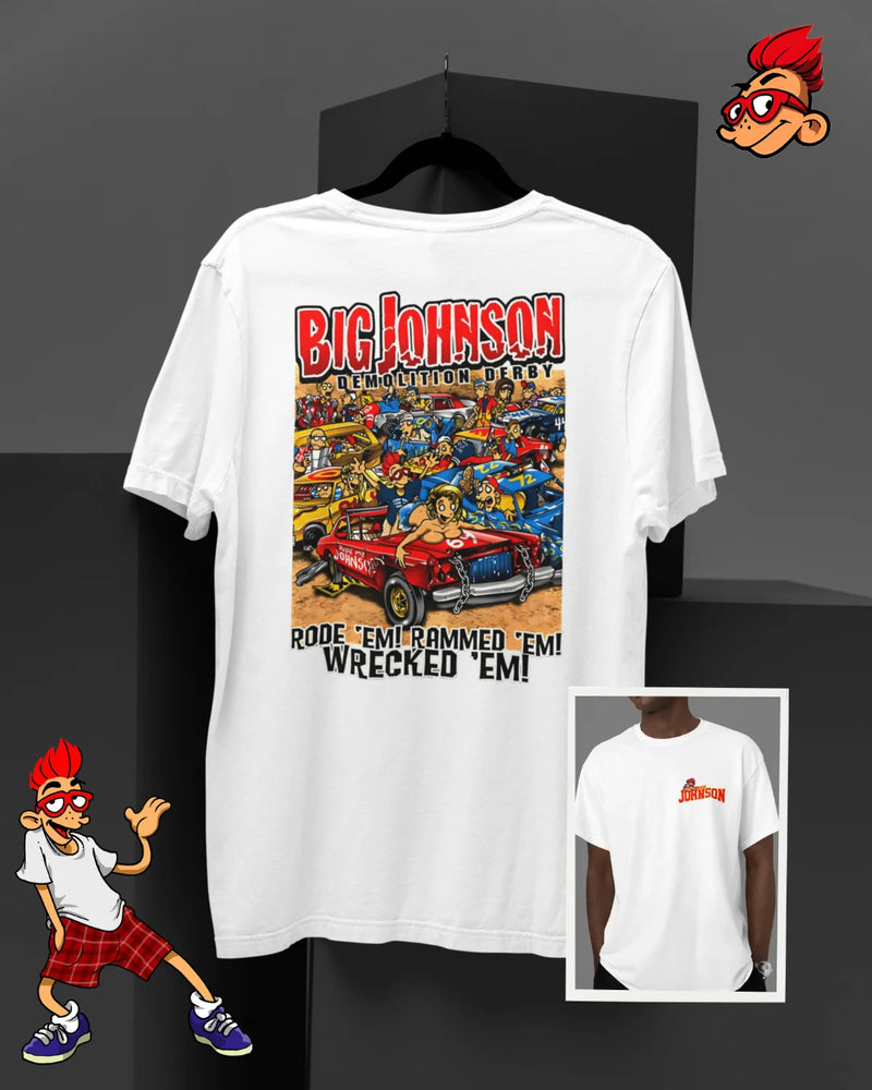 Camiseta Algodão Premium Big Johnson - Demolition Derby