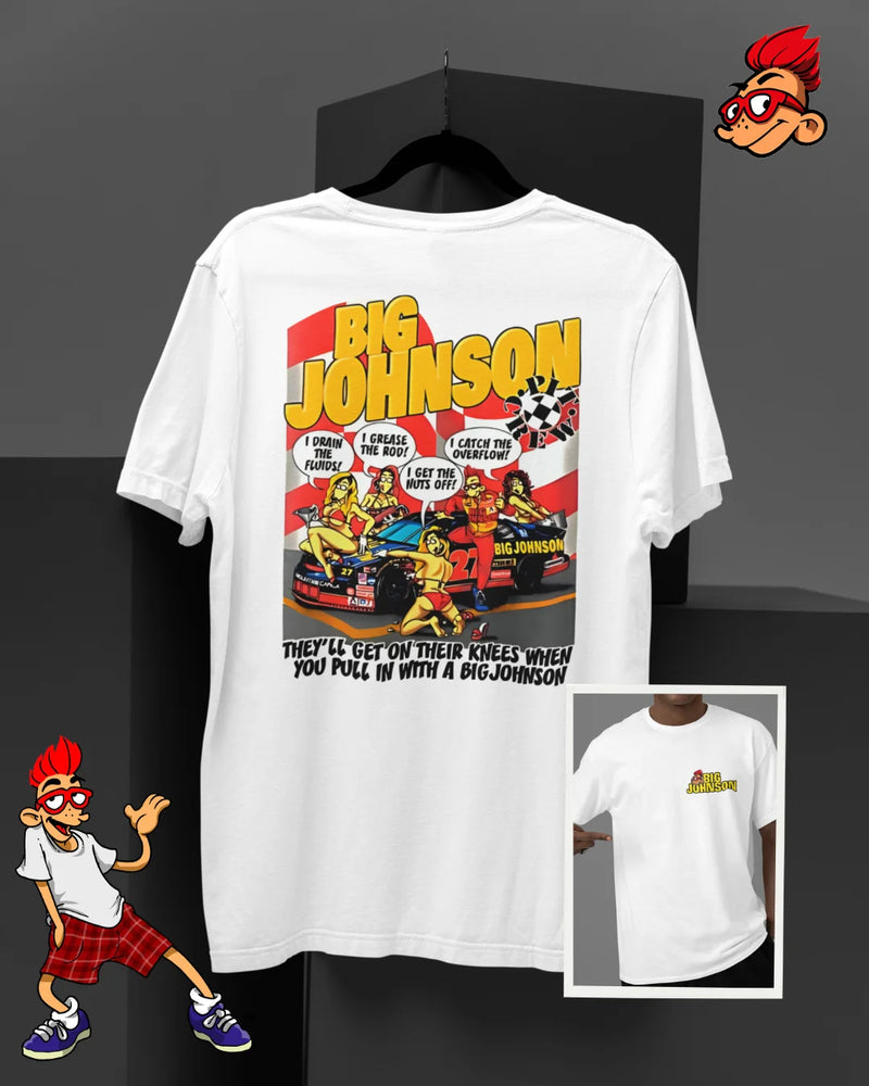 Camiseta Algodão Premium Big Johnson - Pit Crew