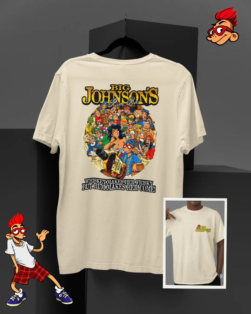 Camiseta Algodão Premium Big Johnson - Rum Bar