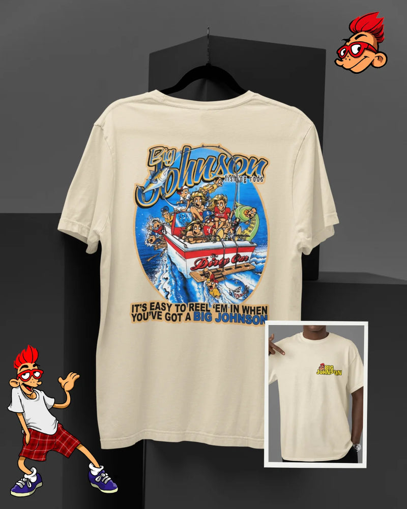 Camiseta Algodão Premium Big Johnson - Fishing Rods