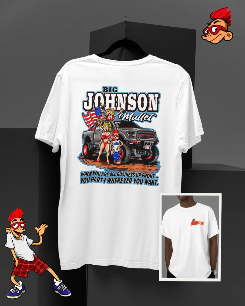 Camiseta Algodão Premium Big Johnson - Mullet