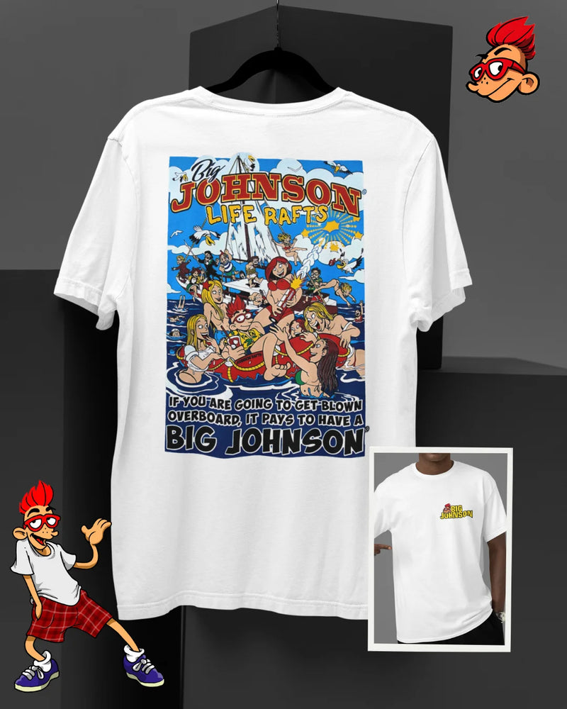 Camiseta Algodão Premium Big Johnson - Life Rafts