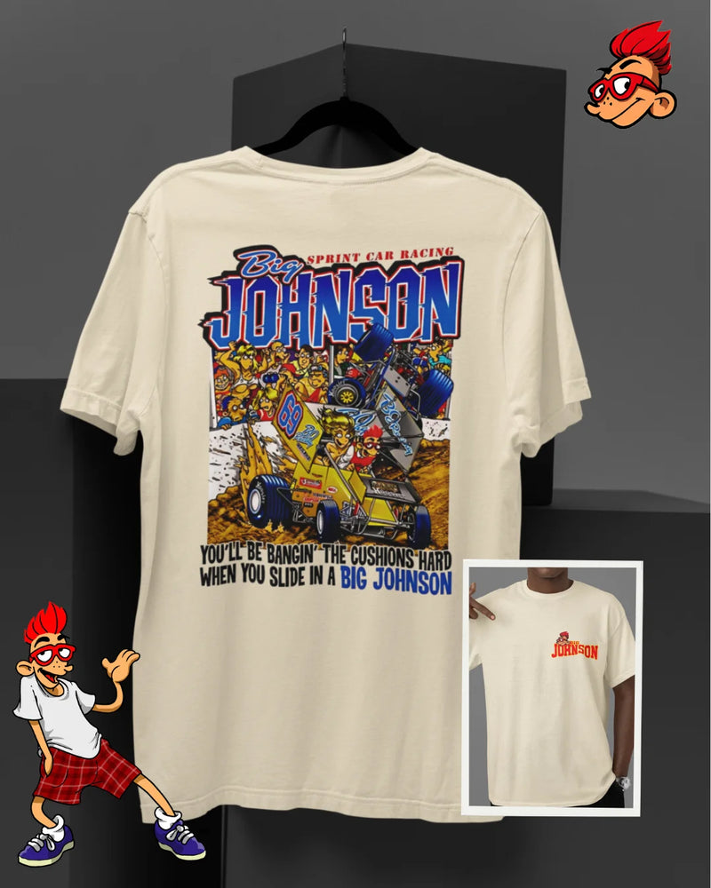 Camiseta Algodão Premium Big Johnson - Sprint Car Racing