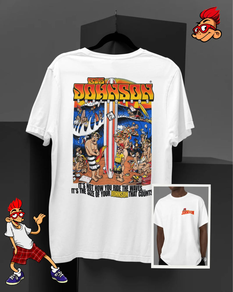 Camiseta Algodão Premium Big Johnson - Surfboards