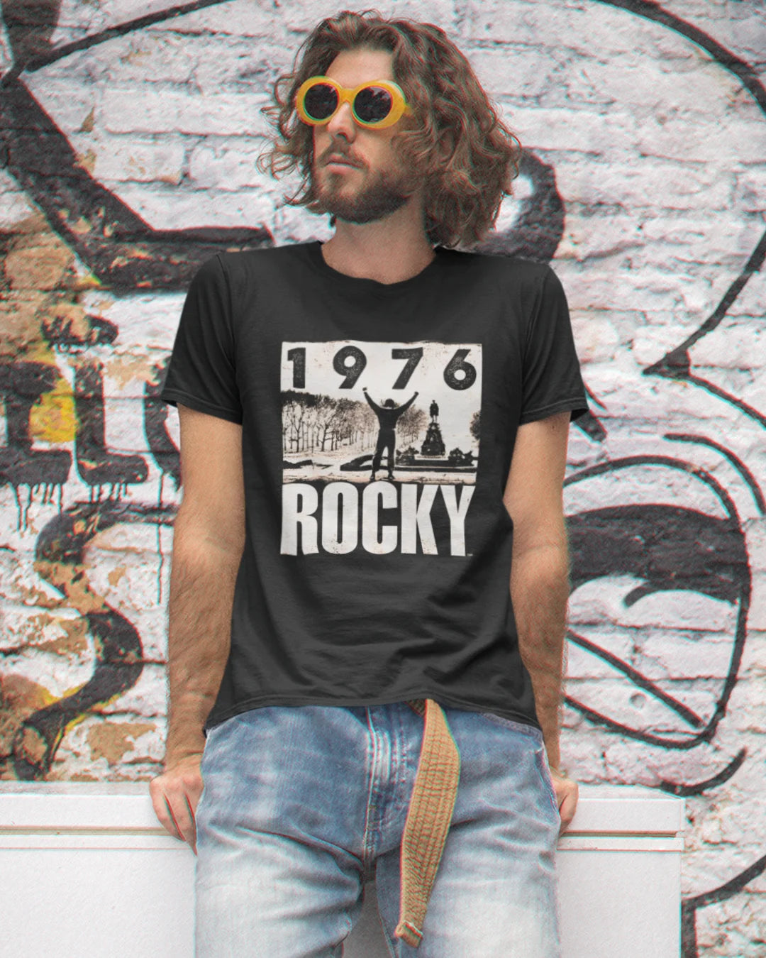 Camiseta Algodão Premium Boxe - Rocky 1976