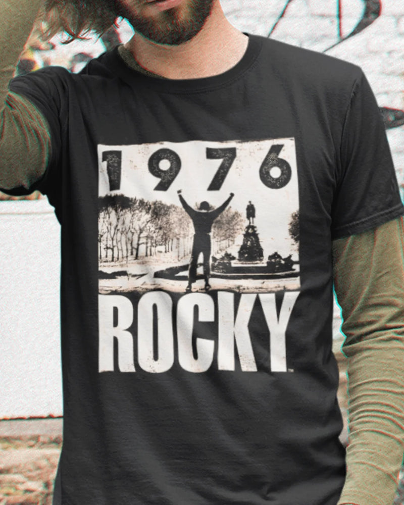 Camiseta Algodão Premium Boxe - Rocky 1976