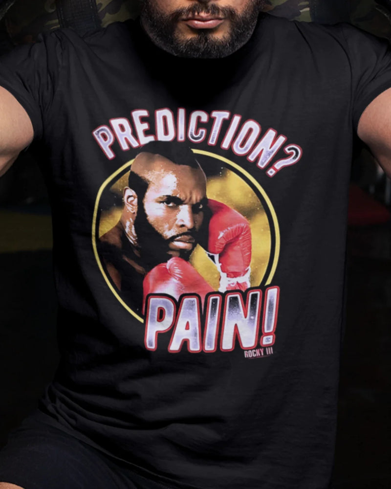 Camiseta Algodão Premium Boxe - Rocky 3 Clubber Pain