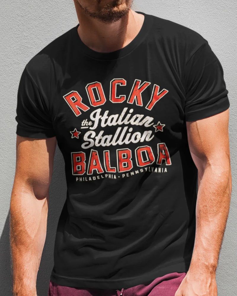 Camiseta Algodão Premium Boxe - Rocky Balboa Phila