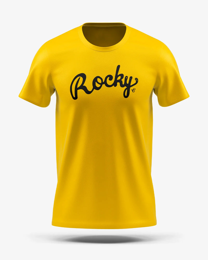 Camiseta Esporte Dry Fit - Rocky Cursive