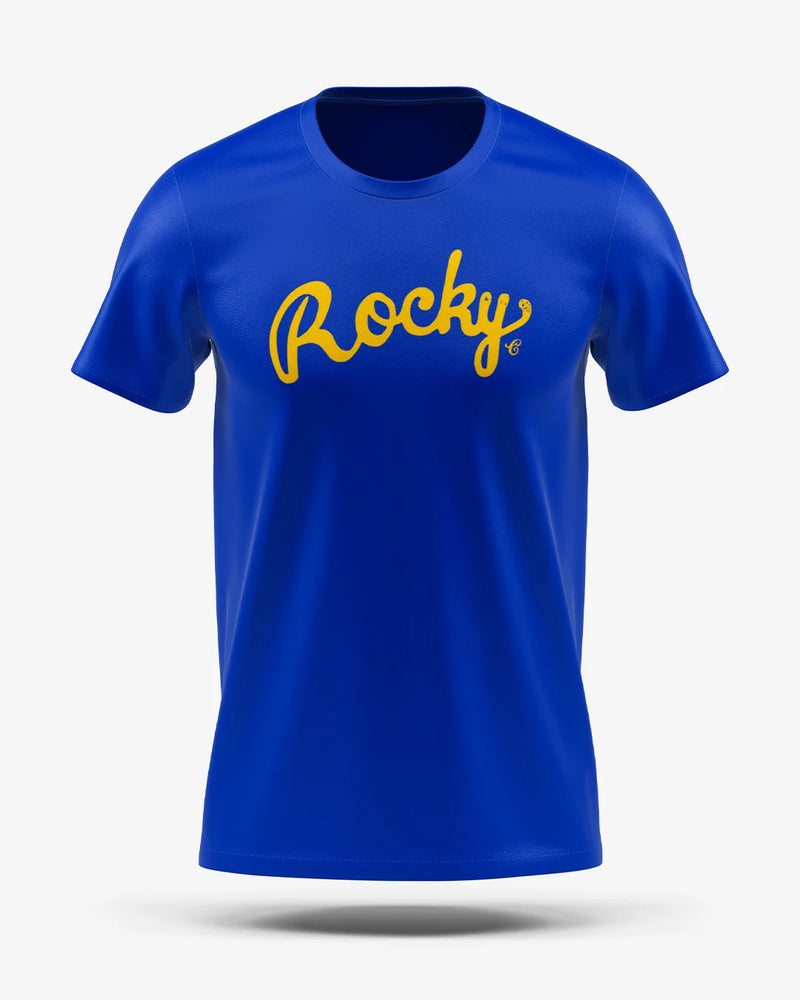 Camiseta Esporte Dry Fit - Rocky Cursive