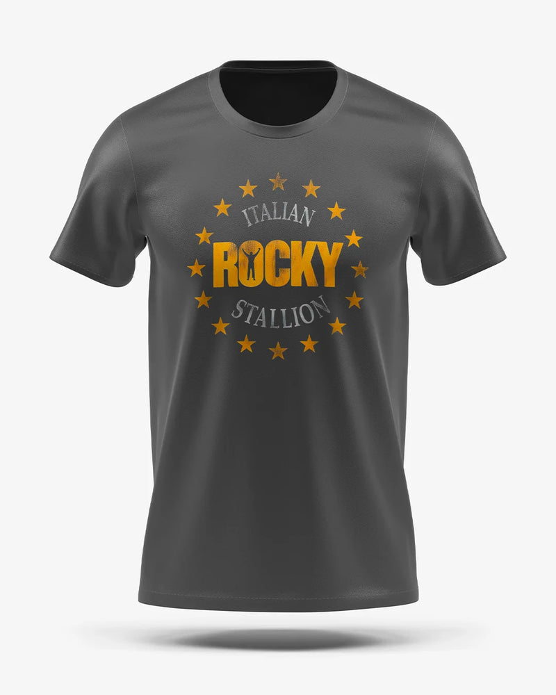 Camiseta Esporte Dry Fit - Rocky Italian Stallion Star