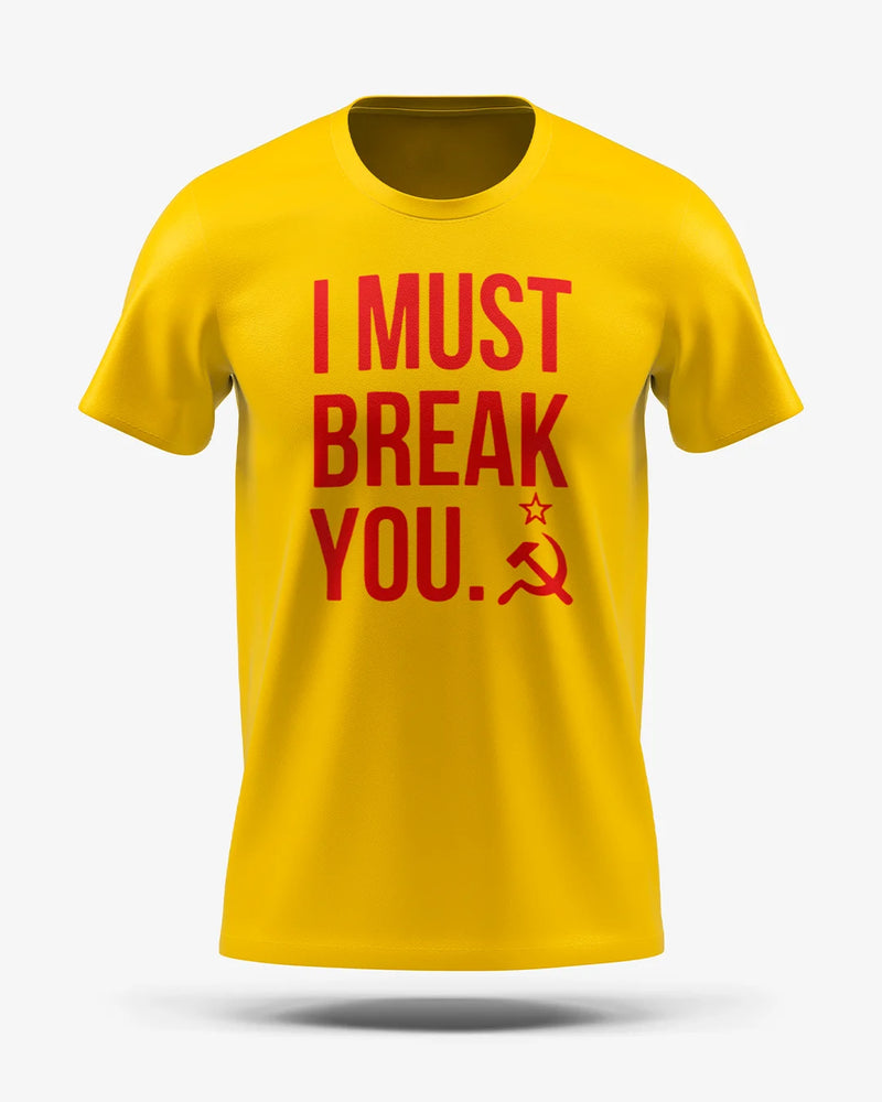 Camiseta Esporte Dry Fit - Rocky Ivan Drago Break You