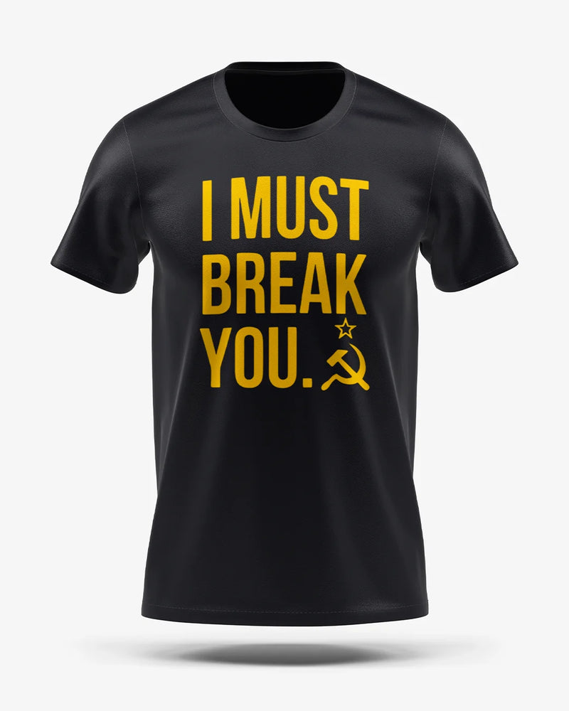 Camiseta Esporte Dry Fit - Rocky Ivan Drago Break You