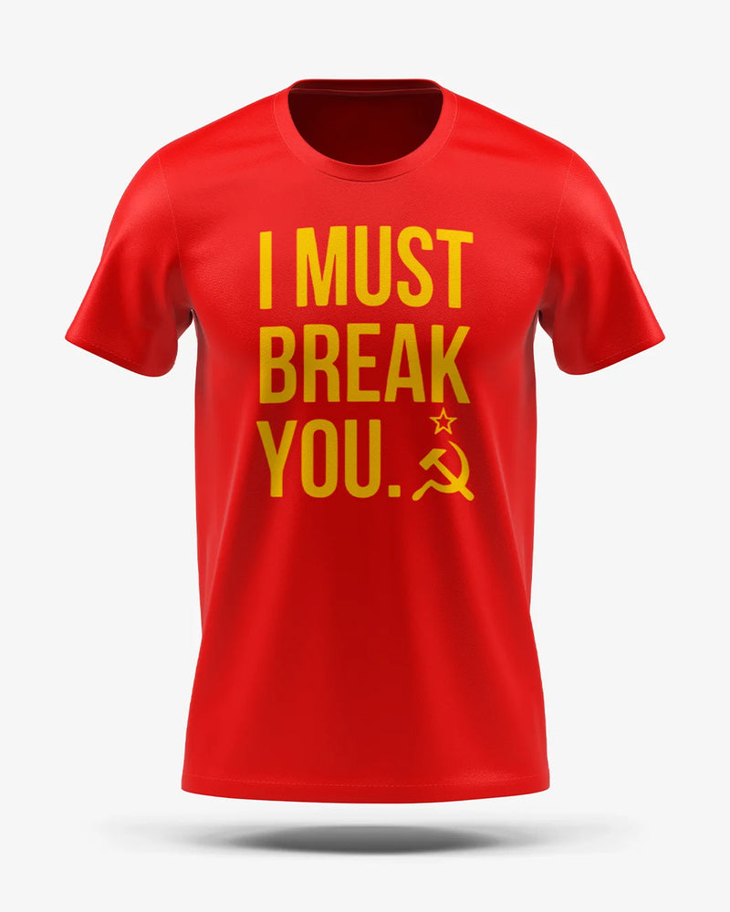 Camiseta Esporte Dry Fit - Rocky Ivan Drago Break You