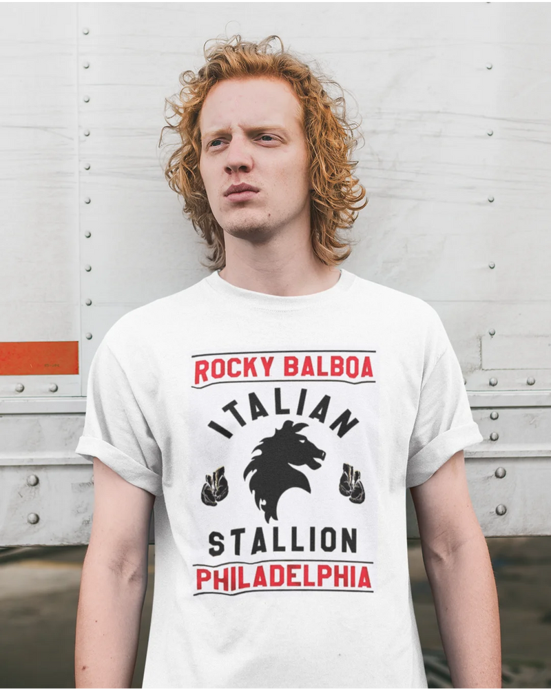 Camiseta Algodão Premium Boxe - Balboa Italian Stallion