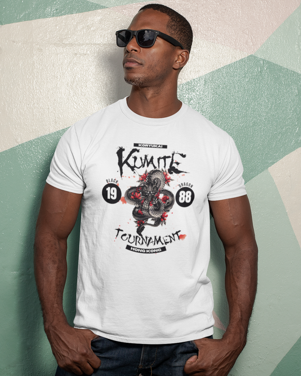 Camiseta Algodão Premium Action Movies - Kumite Dragon