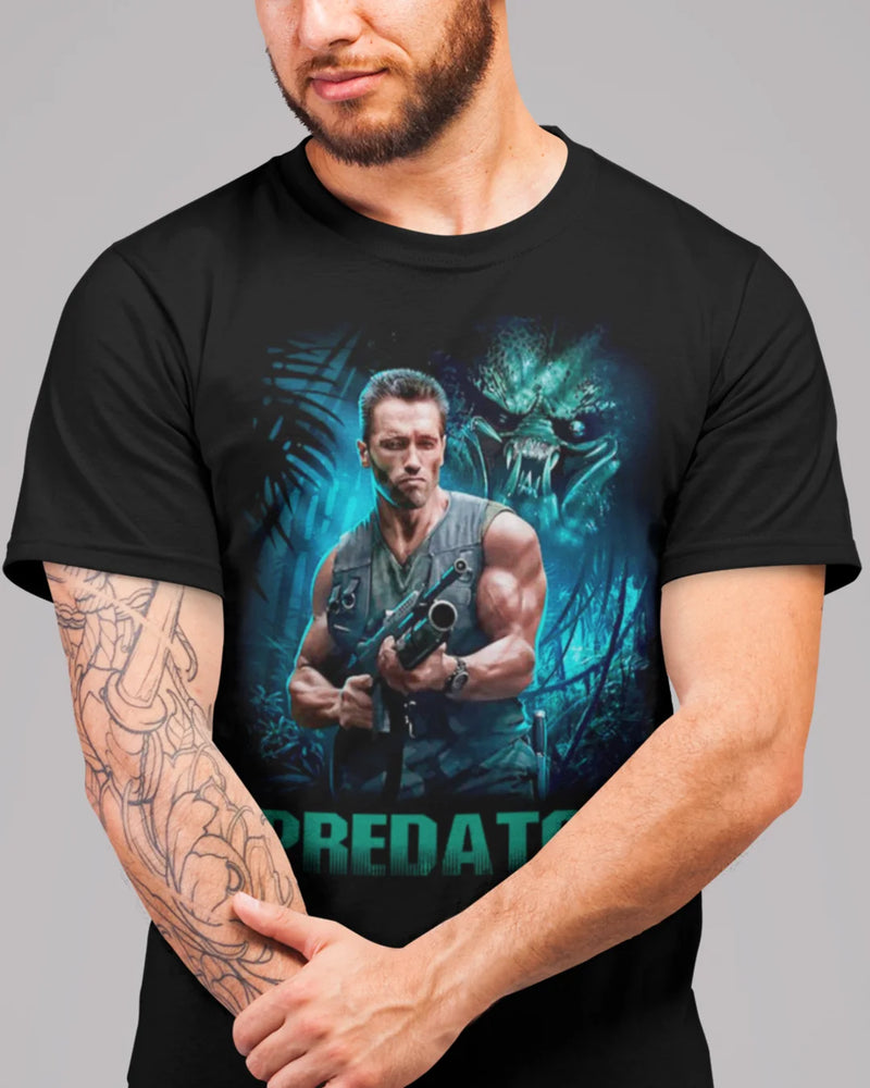 Camiseta Algodão Premium Action Movies - Predator Dutch Jungle