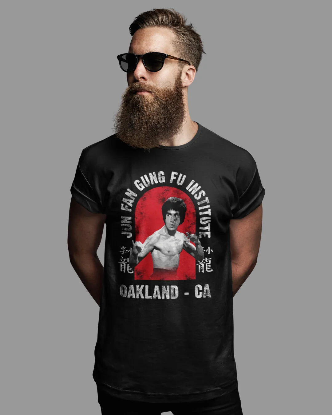 Camiseta Algodão Premium Action Movies - Bruce Lee Oakland