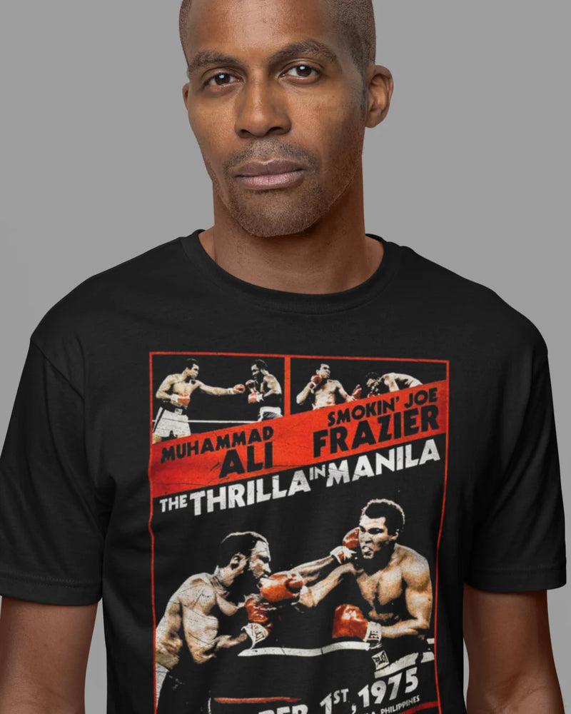 Camiseta Algodão Premium Boxe - Ali VS Frazier