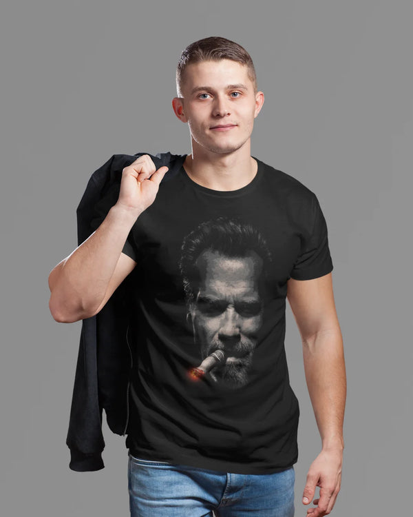 Camiseta Algodão Premium Action Movies - Arnold Boss