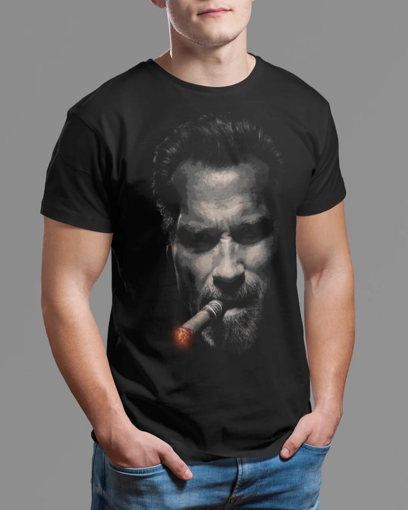 Camiseta Algodão Premium Action Movies - Arnold Boss