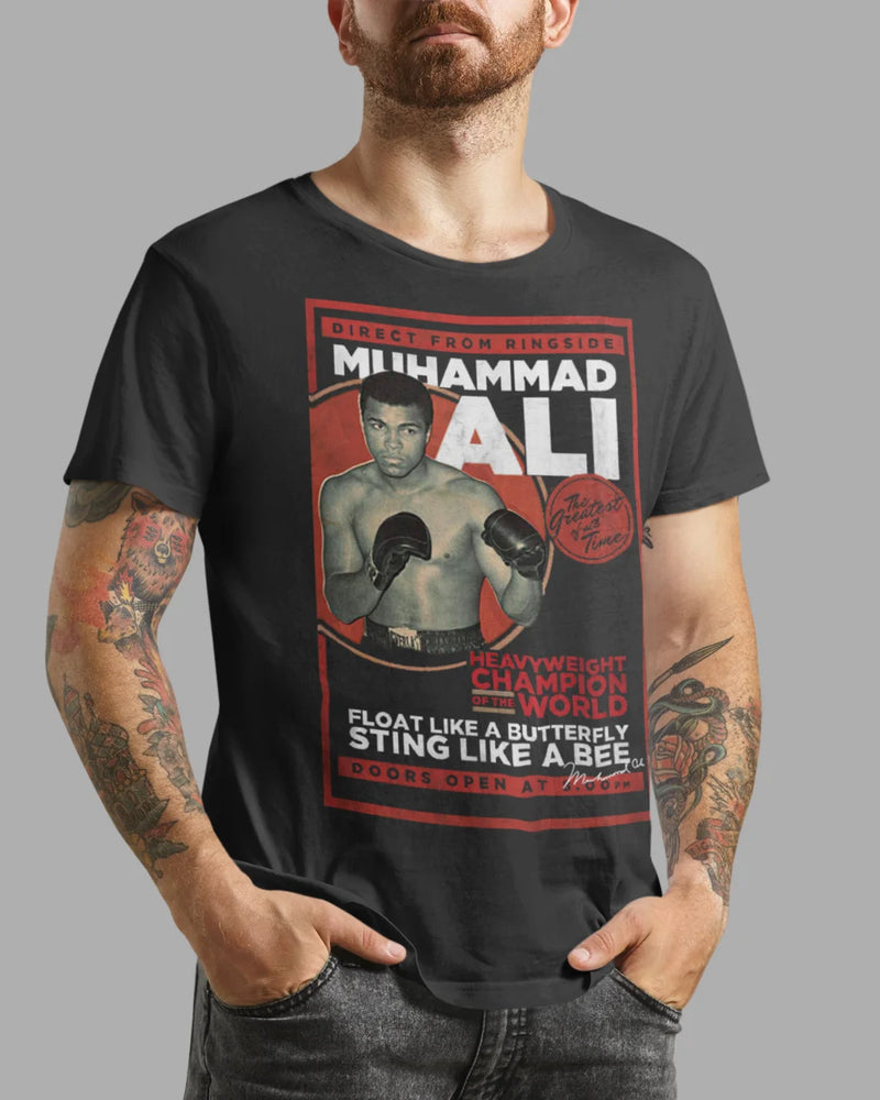 Camiseta Algodão Premium Boxe - Ali Ringside