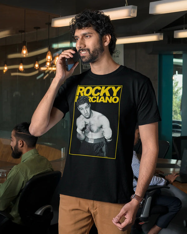 Camiseta Algodão Premium Boxe - Rocky Marciano