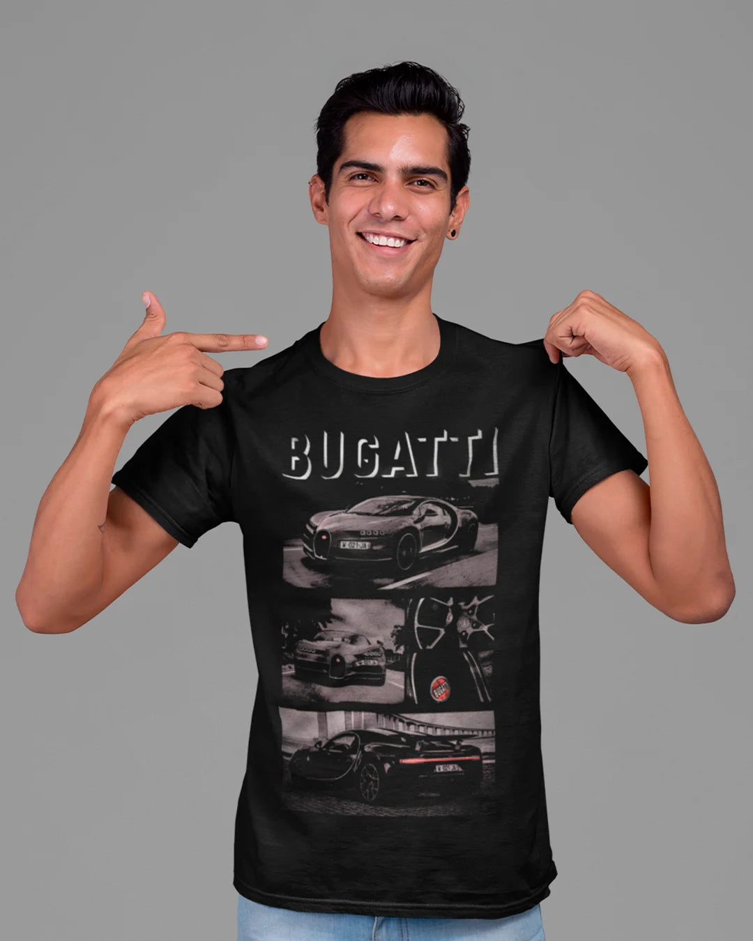 Camiseta Algodão Premium Carros - Bugatti
