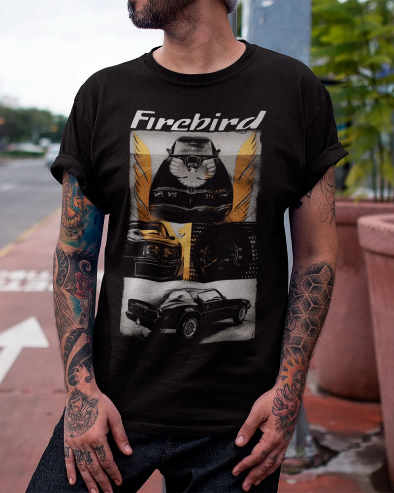 Camiseta Algodão Premium Carros - Pontiac Firebird