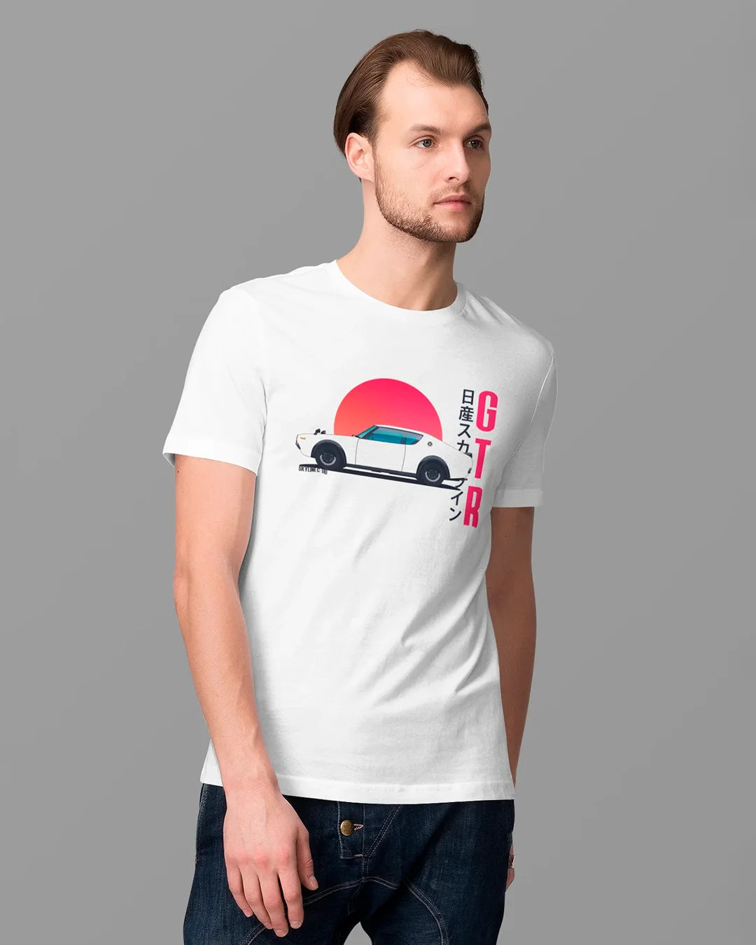 Camiseta Algodão Premium Carros - Skyline GTR