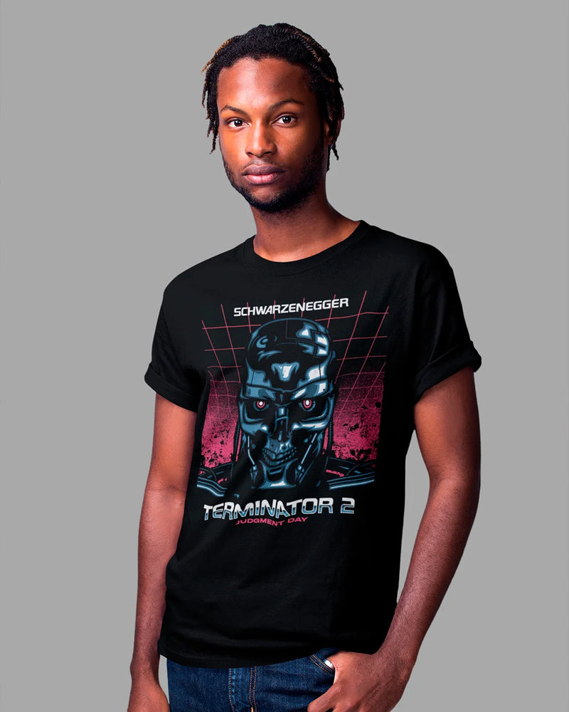 Camiseta Algodão Premium Action Movies - Terminator T-800