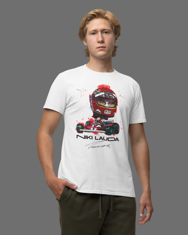 Camiseta Algodão Premium Fórmula 1 - Niki Lauda's Signature