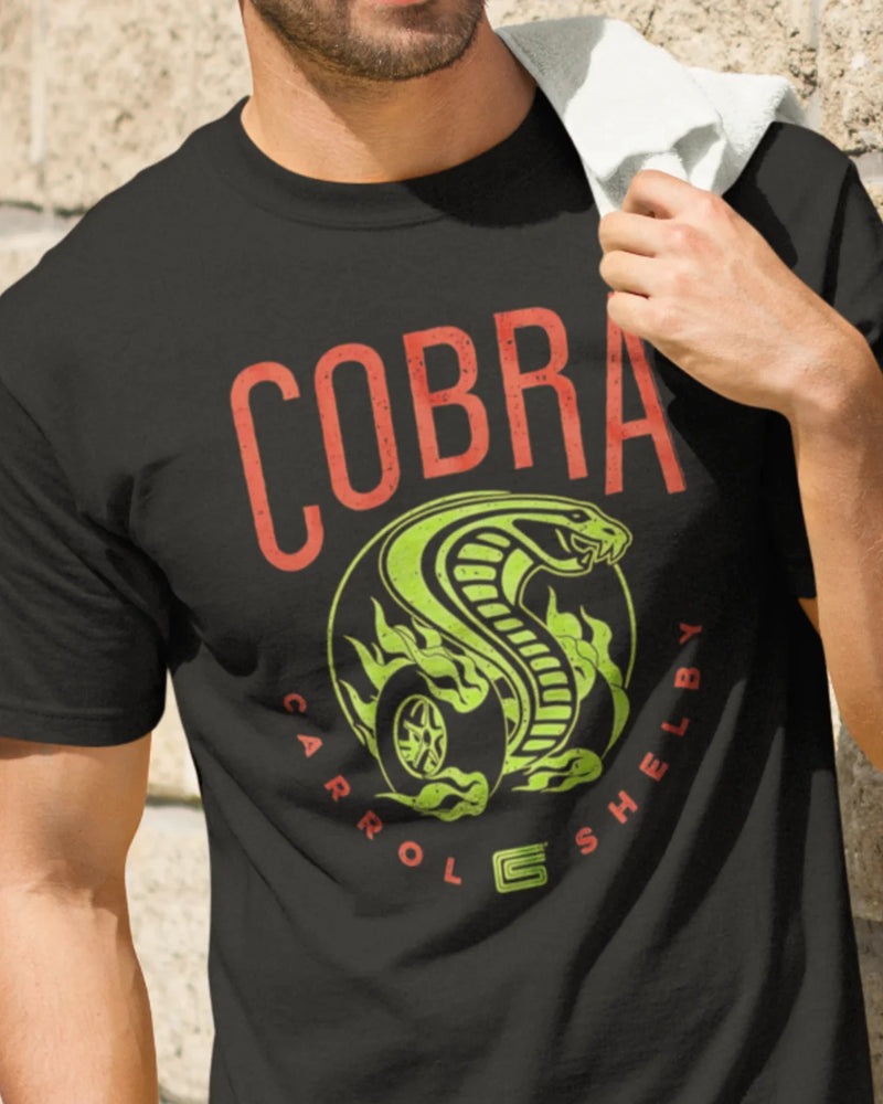 Camiseta Algodão Premium Carros - Cobra Carrol Shelby