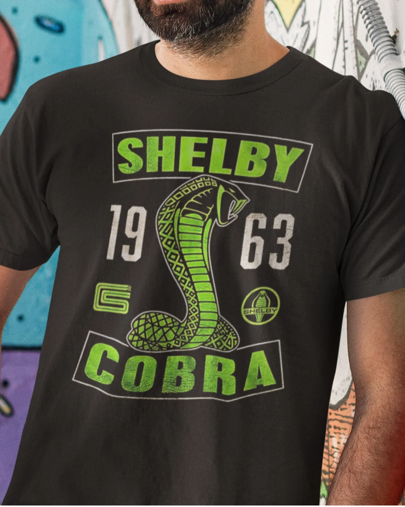 Camiseta Algodão Premium Carros - Cobra Shelby 1963