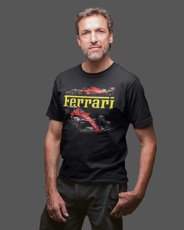 Camiseta Algodão Premium Fórmula 1 - Ferrari F1 Car