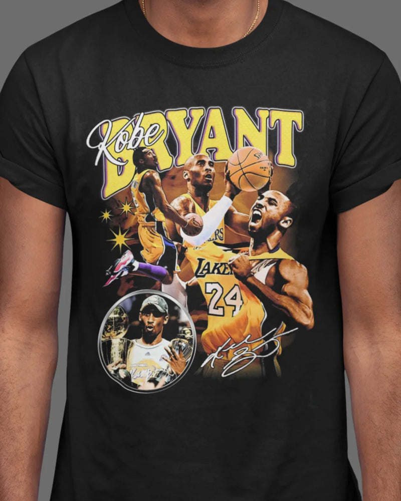 Camiseta Algodão Premium Basketball - Kobe Bryant Signature