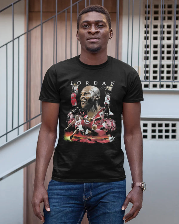 Camiseta Algodão Premium Basketball - Jordan The Goat